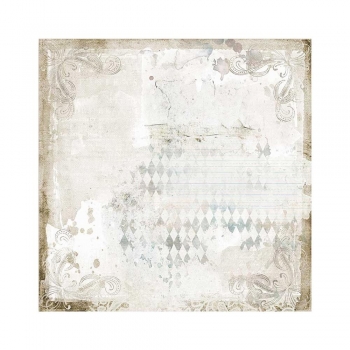 Stamperia - Romantic - Journal Letter & Clock 12" x 12"