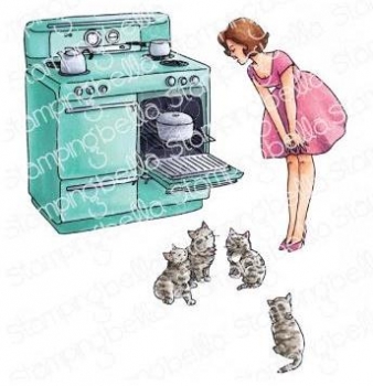 Stamping Bella - Edgar and Molly - VINTAGE HERE KITTY SET