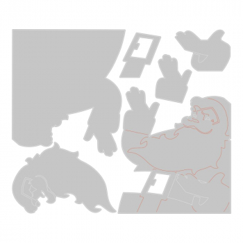 Sizzix Tim Holtz Thinlits - Retro Santa