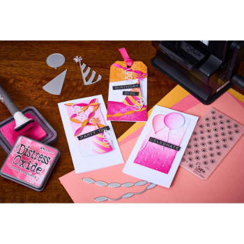 Sizzix Sidekick Side-Order Thinlits/ Texture Fades - Celebrate