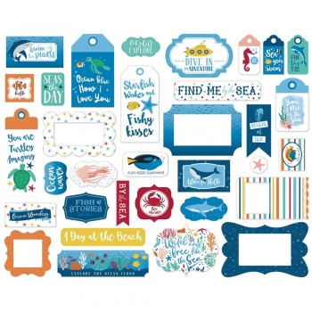 Echo Park Frames & tags - Sea Life