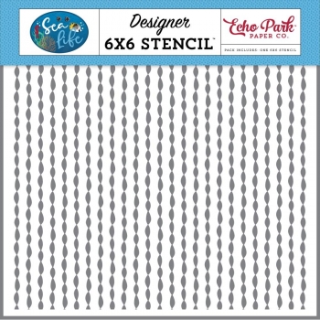 Echo Park 6" x 6" Stencil - Seaweed 