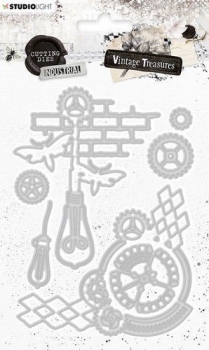 Studio Light Dies - Vintage Treasures - Industrial