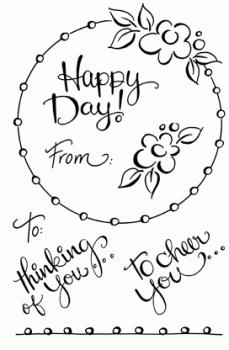 Happy Day Topper (groß)