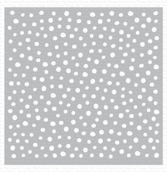 MFT - 6" x 6" Scene Stencil - Heavy Snowfall Stencil