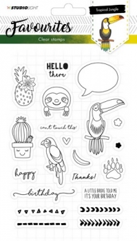 Studio Light Clear Stamps - Tropical Jungle (Tucan)