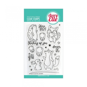 Avery Elle Clearstamps - Floating Lanterns