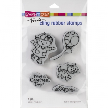 Cling Set Kitty Girl