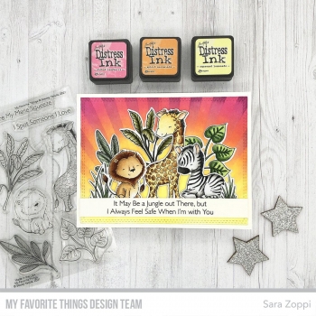 MFT Die-Namics Stanz & Stempel Set - Sweetest Safari Set 1