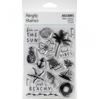 Simple Stories Clear Stamp Set - Simple Vintage Coastal