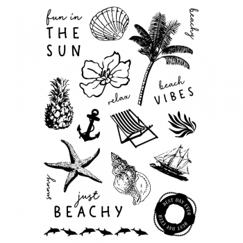 Simple Stories Clear Stamp Set - Simple Vintage Coastal