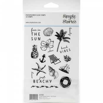Simple Stories Clear Stamp Set - Simple Vintage Coastal