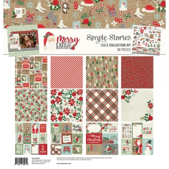 Simple Stories Collection Kit Merry & Bright - 12"