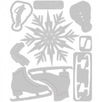 Sizzix Tim Holtz Thinlits - Vault Winter Wishes