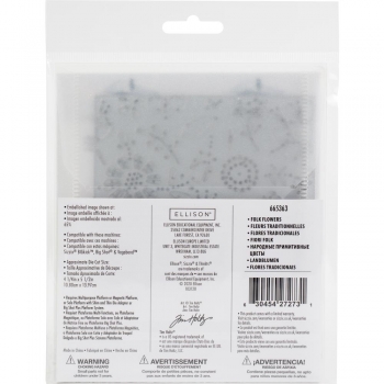 Sizzix Tim Holtz Thinlits - Folk Flowers