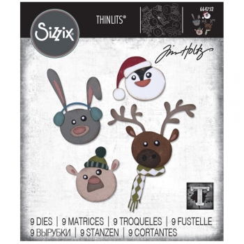 Sizzix Tim Holtz Thinlits - Winter Critters