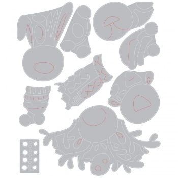 Sizzix Tim Holtz Thinlits - Winter Critters