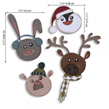 Sizzix Tim Holtz Thinlits - Winter Critters
