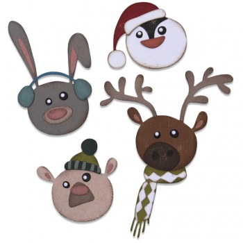 Sizzix Tim Holtz Thinlits - Winter Critters