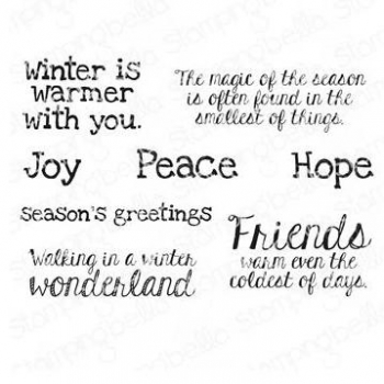 Stampingbella - Winter Sentiment Set