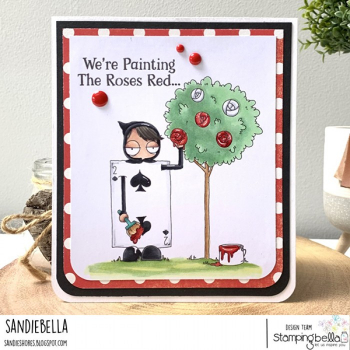 Stamping Bella - Oddball Painting the Roses Red
