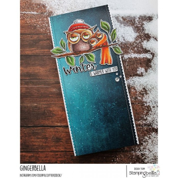 Stamping Bella - Snuggle Owlies on a Branch