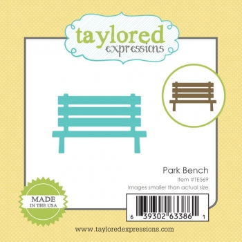 Taylored Expressions Steel Dies - Park Bench (Park Bank)