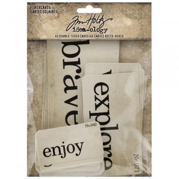 Tim Holtz Flashcards - 45 Stck.
