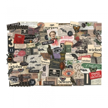 Tim Holtz Ephemera Pack - Halloween 