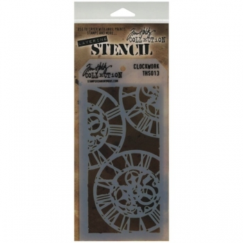 Tim Holtz Layering Stencil - Clockwork
