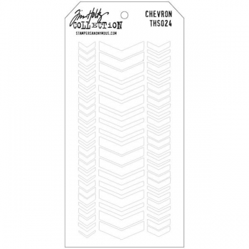 Tim Holtz Layering Stencil - Chevron