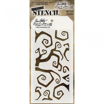 Tim Holtz Layering Stencil - Twisted
