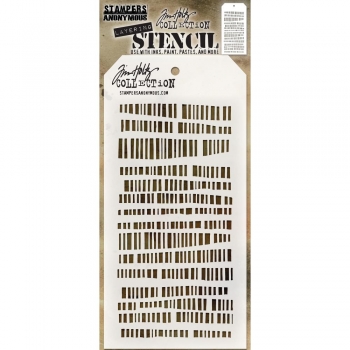 Tim Holtz Layering Stencil - Code