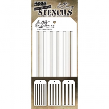 Tim Holtz Layered Stencil Set - Shifter Multi Stripes