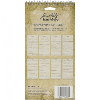 Tim Holtz Sticker Book - Clippings
