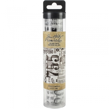 Tim Holtz Collage Paper -Typset / Composer