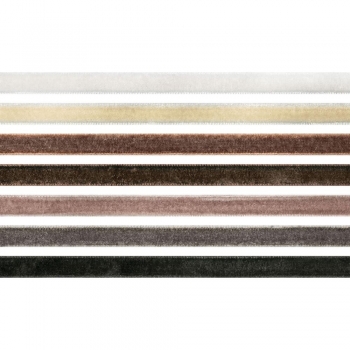Tim Holtz Velvet Trims - Neutral