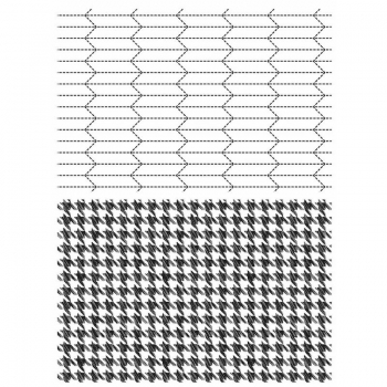Tim Holtz Stempelset - Tailor & Houndstooth