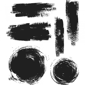 Tim Holtz Stempelset - Brushstrokes