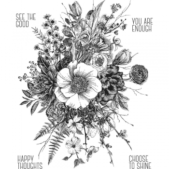 Tim Holtz Stempelset - Glorious Garden