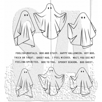 Tim Holtz Stempelset - Spooky Spirits