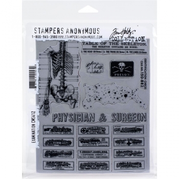 Tim Holtz Stempelset - Examination