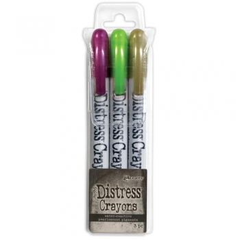Tim Holtz Distress Crayons - Halloween Crayon Pearl Set #4