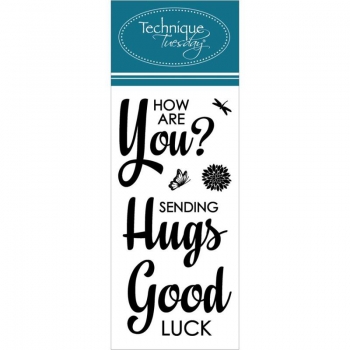 Technique Tuesday Clearstamps - How Are You