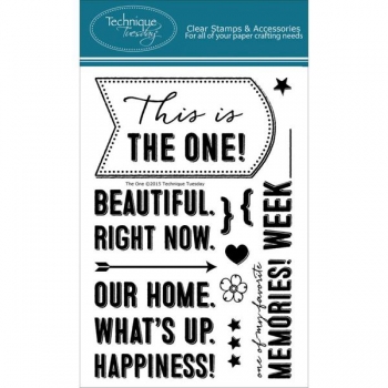Technique Tuesday Clearstamps - The One