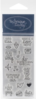 Technique Tuesday Clearstamps - Planner Kiss