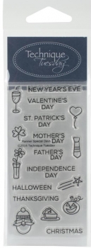 Technique Tuesday Clearstamps - Planner Special Days