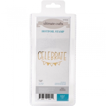  Ultimate Crafts Hotfoil Stamp Die - Celebrate Bunting