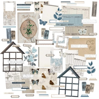 49 and Market - Serenity Ephemera Bits - Vintage Artistry Serenity