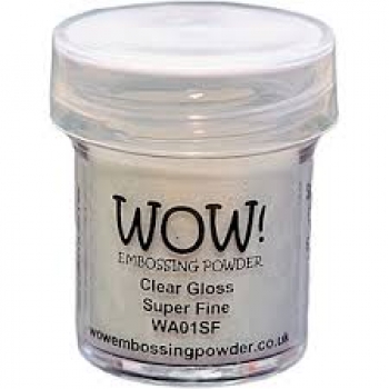 WOW! Embossingpulver Super Fine - Clear Gloss